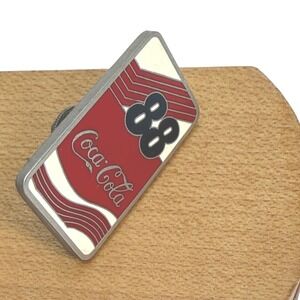 Vintage Coca-Cola 88 Racing Pin NASCAR Enamel Lapel Hat Pin Coke Americana
